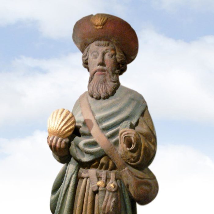 Statue des heiligen Jakobus